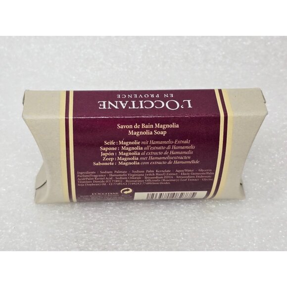 L'Occitane Magnolia Bath Soap 150g With Witch Hazel Extract Made In France - Picture 3 of 3